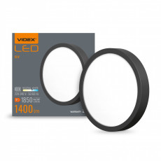 LED Surface Downlight Fixture VIDEX DOWNLIGHT-LED-DLRS-BLACK-18W-NW VLE-DLRS-184B | VLE-DLRS-184B