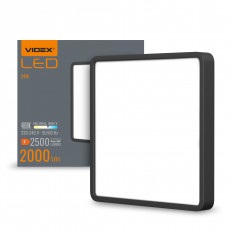 LED Surface Downlight Fixture VIDEX DOWNLIGHT-LED-DLSS-BLACK-24W-NW VLE-DLSS-244B | VLE-DLSS-244B