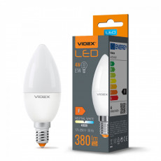 LED Bulb VIDEX-E14-C37-4W-NW | VLE-C37e-04144