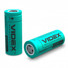Battery Videx Li-ion 26650 (without protection) 5000mAh bulk/1pc  | 26650/5000/1B