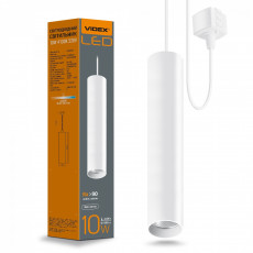 Track-mounted 1-phase spotlight luminaire LED pendant track lamp VIDEX 10W 4100K white VL-ST-10034W | VL-ST-10034W