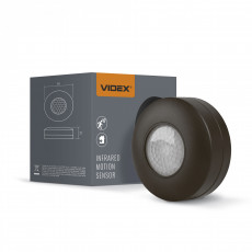 Sensor VIDEX VL-SPC12B, 8m, 10sec-7min, 10-2000lx, 360*, IP20, black | VL-SPC12B
