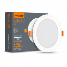 LED Downlight Fixture VIDEX DOWNLIGHT-LED-DLBR-064-6W-NW VLE-DLBR-064 | VLE-DLBR-064