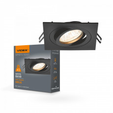 Recessed spotlight luminaire GU10 VIDEX VL-SPF08S-B | VL-SPF08S-B