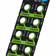 Button cell batteries Videx AG 6/LR921 BLISTER CARD 10 pcs | AG6/LR921/10B/1.5V