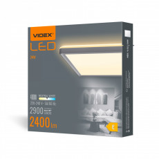 LED Ceiling Light VIDEX LED-CEILING-DL3S-24W-WHITE-4K VL-DL3S-244W | VL-DL3S-244W