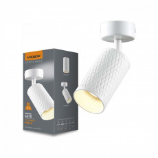 Wall and ceiling spotlight luminaire VIDEX-GU10-GRANT-WHITE VL-SPF02B-WP | VL-SPF02B-WP