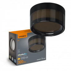 BULKHEAD LED VIDEX VL-BHD01-09CBB 09W-3CCT-ROUND-BLACK  | VL-BHD01-09CBB