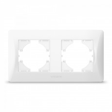 Frame white 2 gang horizontal VIDEX BINERA VF-BNFR2H-W | VF-BNFR2H-W