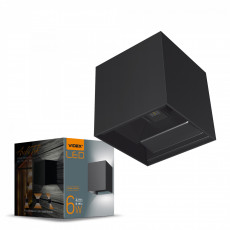 Facade double-sided luminaire VIDEX VL-AR04-062B 6W ERIC-BLACK | VL-AR04-062B