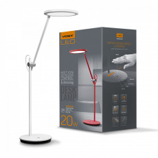 LED Dimmable Desk Lamp VIDEX VL-TF15W 20W 4100K White | VL-TF15W