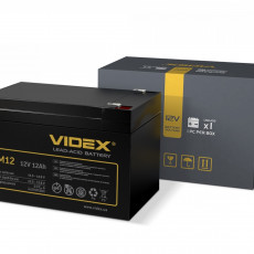 Lead-acid battery Videx 6FM12 12V/12Ah color box 1 | 6FM12 1CB