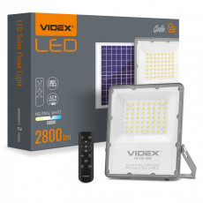 LED Solar Floodlight 100W VIDEX FLOOD-LED-SOLAR-GELIO-100W-NW VLE-FSO-1005 | VLE-FSO-1005