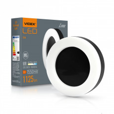 LED Bulkhead Light VIDEX-BULKHEAD-LED-LENA-BLACK-15W-NW  | VLE-BHFR-155B