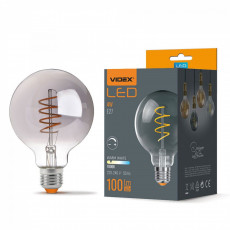 LED Bulb VIDEX-E27-G95-4W-FIL-DIM-SPIRAL-GRAPHITE-WW | VLE-G95FGD-04271