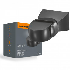 PIR motion and light sensor VIDEX VL-SPW15B 1200W IP65 Black | VL-SPW15B