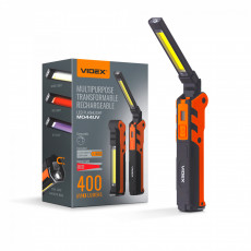 Multipurpose Rechargeable LED Flashlight (switching between Red and UV light) VIDEX VLF-M044UV | VLF-M044UV