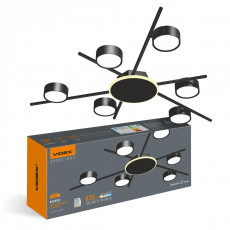 Ceiling spotlight luminaire VIDEX for 6xGX53 lamp with backlight VL-SPF22B-BB | VL-SPF22B-BB