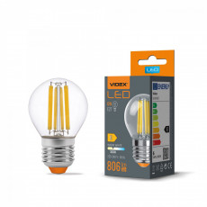 LED Bulb VIDEX-E27-G45-6W-FIL-WW | VLE-G45F-06273