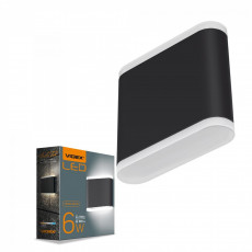 Facade double-sided luminaire VIDEX VL-AR06-062B 6WEVAN-BLACK | VL-AR06-062B