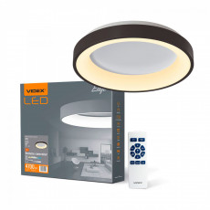 LED Ceiling Fixture VIDEX LED-EDGE-RC-72W-BLACK VLE-ERC-72B | VLE-ERC-72B