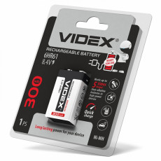 Batteries Videx 6HR61 300mAh blister/1pcs | 6HR61/300/1DB