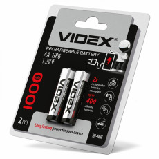 Batteries Videx HR6/AA 1000mAh double blister/2pcs | HR6/1000/2DB