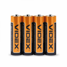 Heavy duty battery Videx R6P/AA 4pcs SHRINK 1,5V, 850mAh | R6P/AA 4pcs S