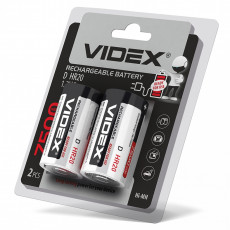 Batteries Videx HR20/D 7500mAh double blister/2pcs | HR20/7500/2DB