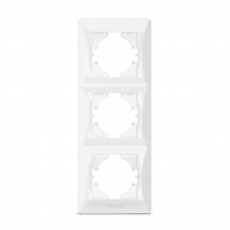 Frame white 3 gang vertical VIDEX BINERA VF-BNFR3V-W | VF-BNFR3V-W