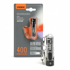 Mini LED Flashlight VIDEX VLF-AK012 400Lm 5000K  | VLF-AK012