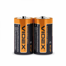 Heavy duty battery Videx R14P/C 2pcs SHRINK 1,5V, 2300mAh | R14P/C 2pcs S