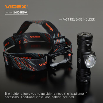 LED Headlamp VIDEX VLF-H065A 1200Lm 5000K