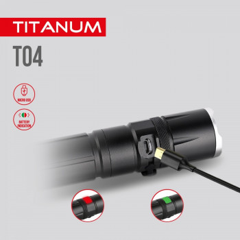 Portable LED flashlight TITANUM TLF-T04 300Lm 6500K