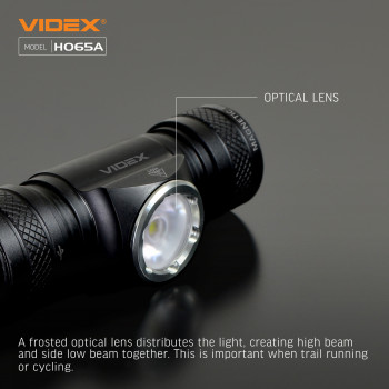 LED Headlamp VIDEX VLF-H065A 1200Lm 5000K