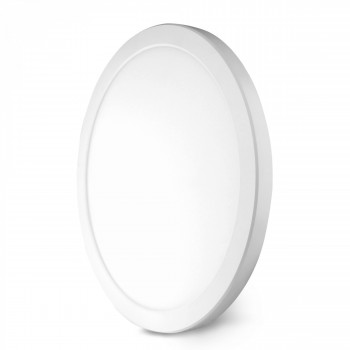 VIDEX DL6R-24CW – LED Ceiling Light 24W, 3CCT (3000K/4000K/6500K), 2500 lm, White