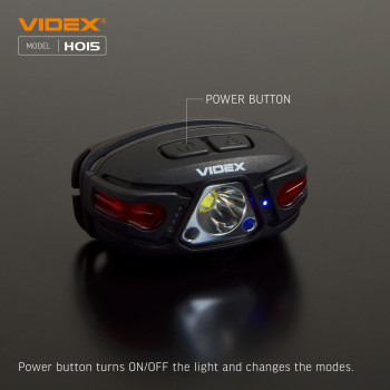 LED Headlamp VIDEX VLF-H015 330Lm 5000K