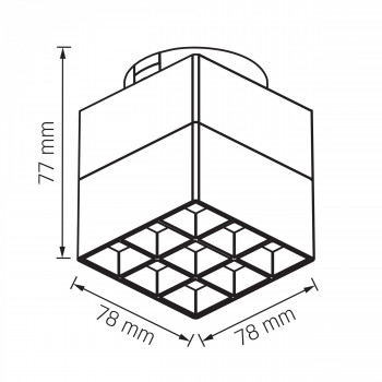 LED Light for Magnetic slim track light system VIDEX VL-TRMS-LE29B Black
