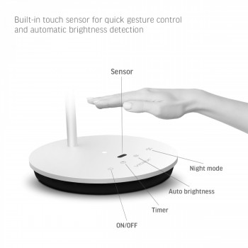 LED Dimmable Desk Lamp VIDEX VL-TF15W 20W 4100K White