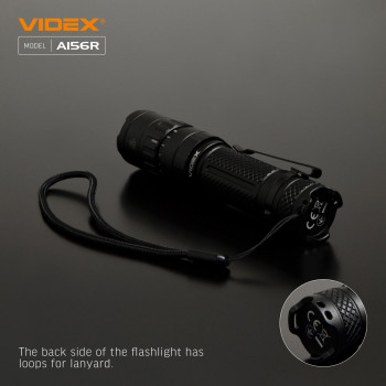 LED Portable Flashlight VIDEX VLF-A156R 1700Lm 6500K