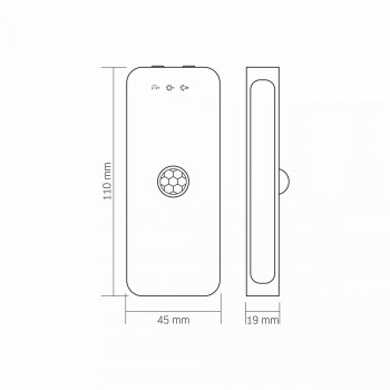 LED rechargeable, portable light VIDEX VL-NL053W-S