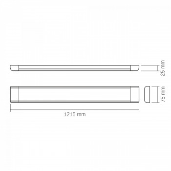 LED Batten Light VIDEX BATTEN-LED-50W-NW VLE-BN-50124