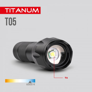 Portable LED flashlight TITANUM TLF-T05 300Lm 6500K