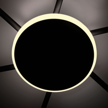 Ceiling spotlight luminaire VIDEX for 3xGX53 lamp with backlight VL-SPF20B-BB