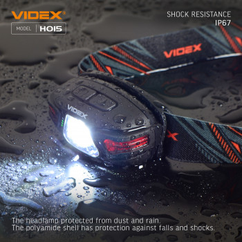 LED Headlamp VIDEX VLF-H015 330Lm 5000K