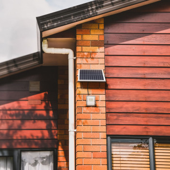 LED Solar Floodlight 20W with sensor VIDEX FLOOD-LED-SOLAR-GELIO-SENSOR-20W-NW VLE-FSO-205-S