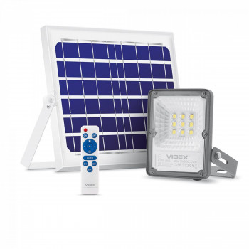LED Solar Floodlight 20W with sensor VIDEX FLOOD-LED-SOLAR-GELIO-SENSOR-20W-NW VLE-FSO-205-S