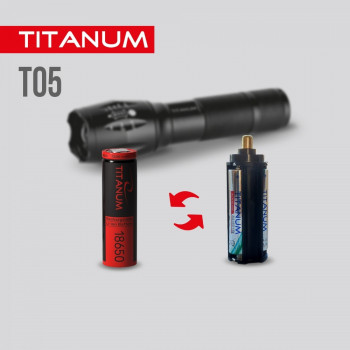 Portable LED flashlight TITANUM TLF-T05 300Lm 6500K