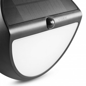 LED Solar Wall Light with motion sensor IP54 VIDEX VL-BHSO-002-S 500Lm 5000K
