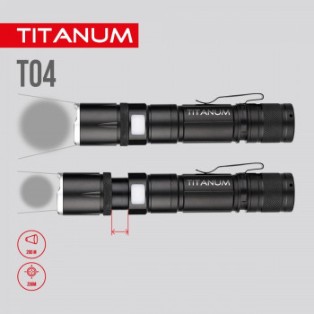 Portable LED flashlight TITANUM TLF-T04 300Lm 6500K